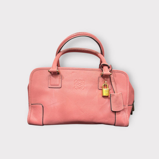 Loewe – Sac cuir rose anagram cadenas