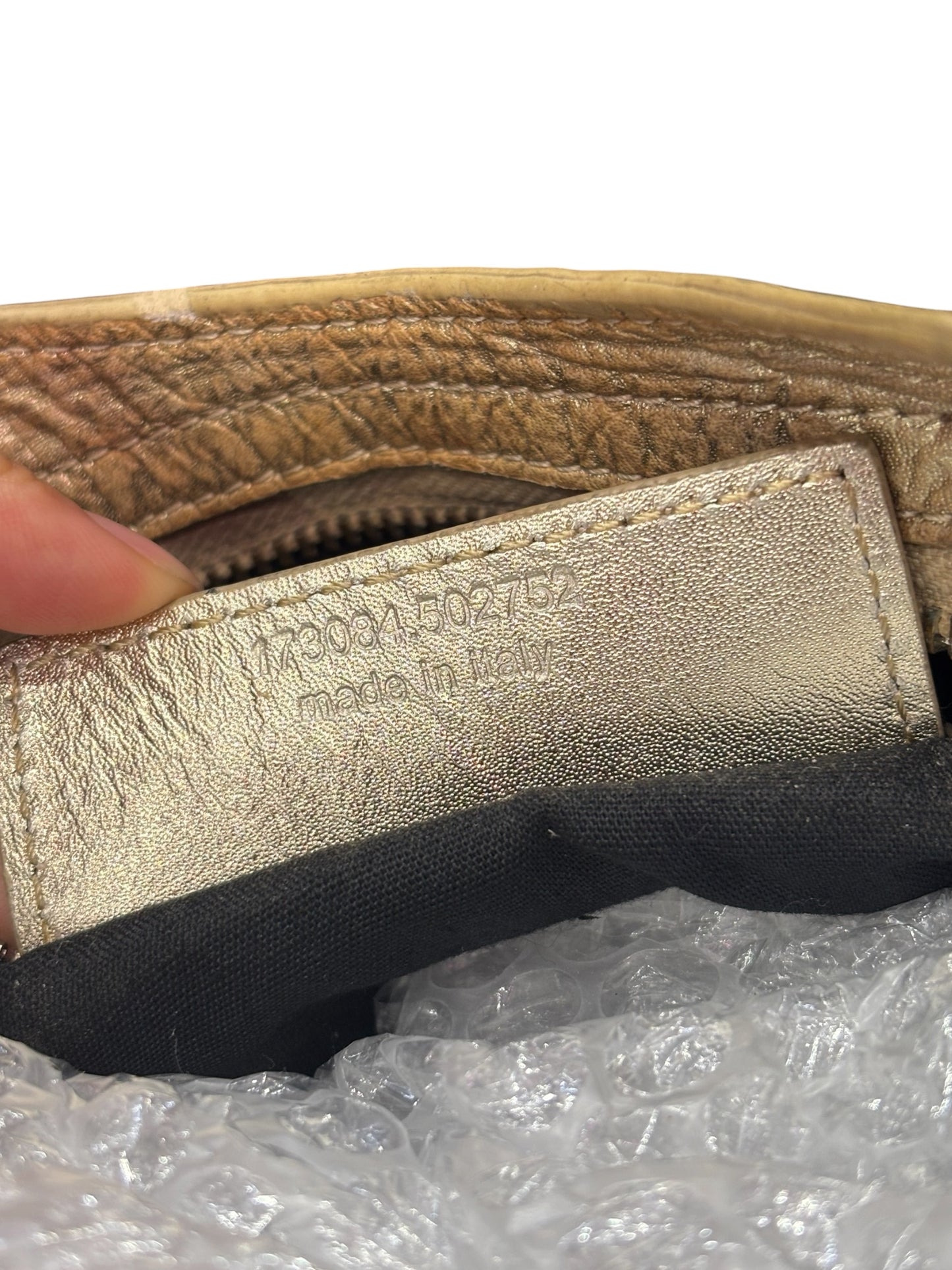 Sac Balenciaga City doré