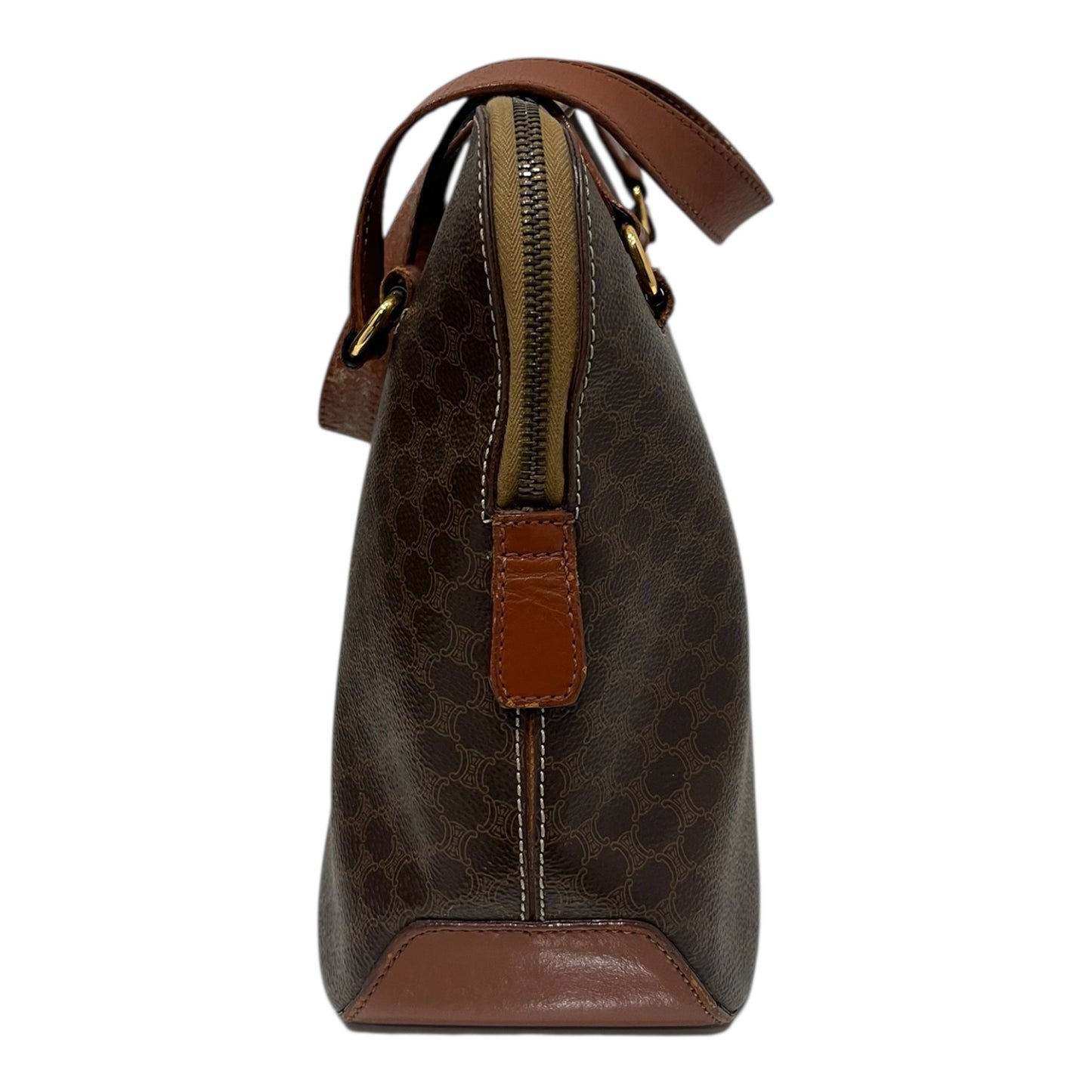 Sac Céline Cabas Macadam Marron Vintage