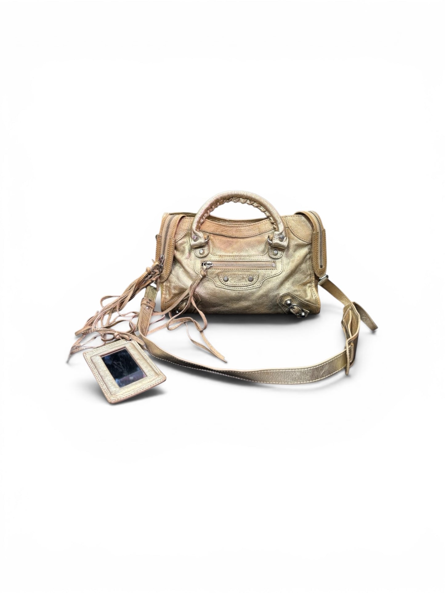 Sac Balenciaga City doré