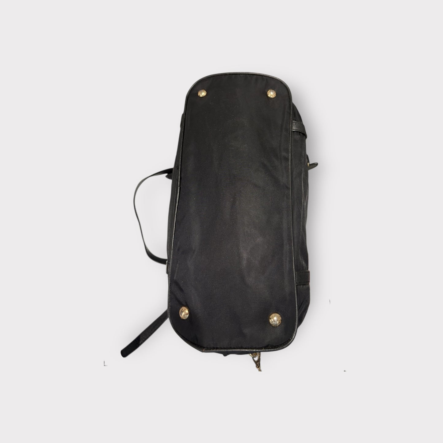 Cabas Prada tessuto noir