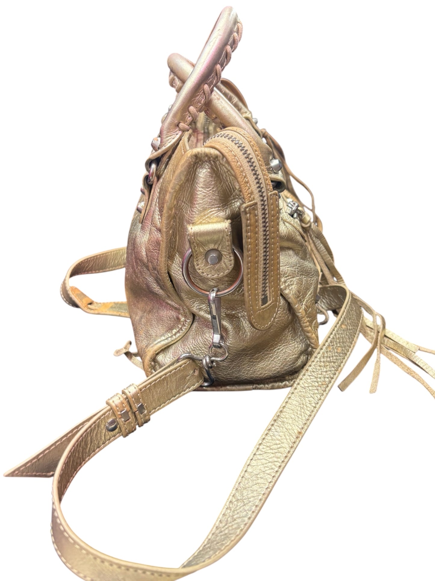 Sac Balenciaga City doré