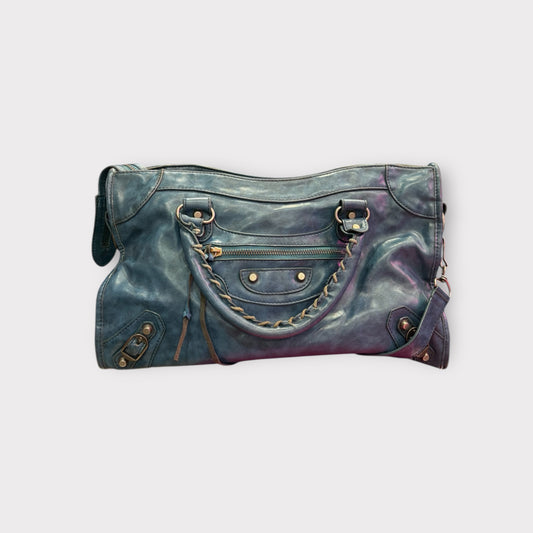 Sac Balenciaga City bleu