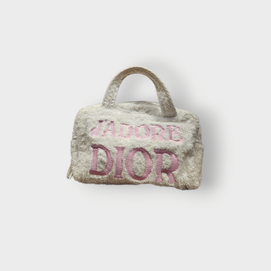 Sac Dior Bowler en tissu éponge